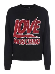 Sweter Love Moschino Lurex-L - Swetry damskie - miniaturka - grafika 1