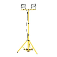 Lampy ogrodowe - Naświetlacze ledowe na statywie DENVER X 2X30W barwa neutralna biała - miniaturka - grafika 1