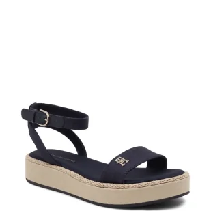 Tommy Hilfiger Skórzane sandały - Sandały damskie - miniaturka - grafika 1
