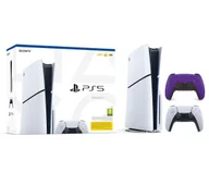 Konsole Playstation - Sony PlayStation 5 Slim D Chassis PS5 1TB z napędem + Dodatkowy Pad Fioletowy - miniaturka - grafika 1