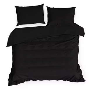 Pościel Bawełniana 200X220 Czarna - Pościel - miniaturka - grafika 1