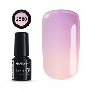 Silcare Lakier hybrydowy Color it! Premium Thermo 2580 6g - Lakiery hybrydowe - miniaturka - grafika 1