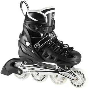 Łyżworolki NILS EXTREME NH10905 4w1 (rozmiar 35-38) Czarny - Rolki - miniaturka - grafika 1