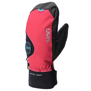 UYN Yeti Mittens Rękawiczki, Różowy/Czarny, L Unisex, Krwawnik różowy/czarny, L - Rękawiczki - miniaturka - grafika 1