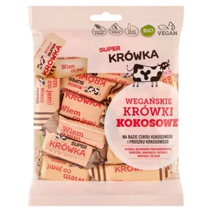 MEGUSTO Krówki bezmleczne kokosowe BEZGL. BIO 150 g - Zdrowa żywność - miniaturka - grafika 1