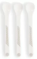 Sztućce dla dzieci - Twistshake Łyżka do karmienia 4+m 3ks Biała - miniaturka - grafika 1