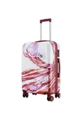 Walizki - Średnia twarda walizka 67 L - 44x26,5x66cm PC+ABS - miniaturka - grafika 1