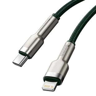 Baseus Cafule Metal Data kabel USB Typ C - Lightning 20 W Power Delivery 2 m zielony (CATLJK-B06) - Kable USB - miniaturka - grafika 7
