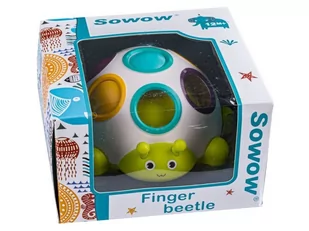 Zabawka Edukacyjna Sensoryczna - Kolorowy Chrząszcz Finger Ball - Zabawki interaktywne dla dzieci - miniaturka - grafika 1