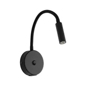 Lampy ścienne - Lampa ścienna z gniazdem USB TK 10200 z serii LAGOS BLACK - miniaturka - grafika 1