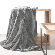 Koce - Euro Firany Koc Flanelowy Design Cindy Stal 170x210 1103059 - miniaturka - grafika 1