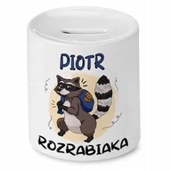 Skarbonki - Skarbonka 330 ml Dla Piotra Syna Dziecka Prezent z Nadrukiem ze Zdjęciem - miniaturka - grafika 1