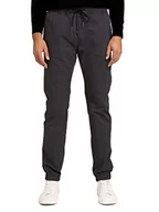 Spodenki męskie - TOM TAILOR Męskie Spodnie chinosy do biegania z bawełny ekologicznej 1028849, 10899 - Tarmac Grey, M - miniaturka - grafika 1