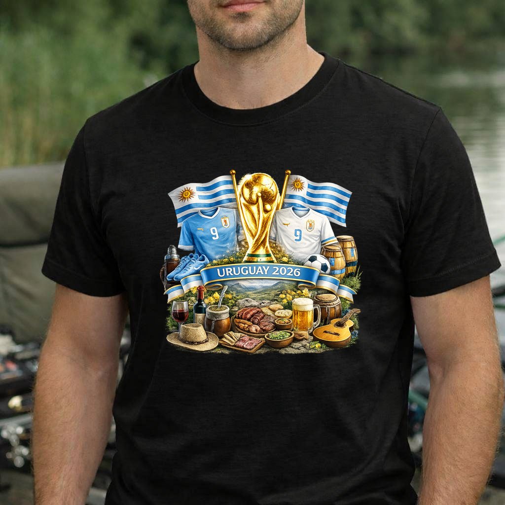 Koszulka WORLD CUP 2026 URUGUAY kolor czarny rozmiar XXL