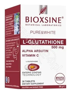 BIOXSINE - Biota Laboratories Bioxsine Pure&White L-Glutatione 500 mg 30 tabletek 3851141 - Suplementy naturalne - miniaturka - grafika 1