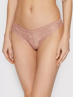 Majtki damskie - Triumph Stringi Tempting Lace 10182559 Różowy - grafika 1