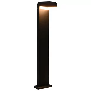 vidaXL Lampa zewnętrzna LED, 9 W, czarna, owalna - Lampy ogrodowe - miniaturka - grafika 2