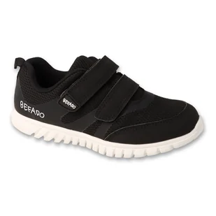 Befado sportowe dziecięce na rzepy 516X420 czarne - Buty dla dziewczynek - miniaturka - grafika 1