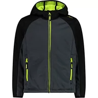 Kurtki i płaszcze dla chłopców - CMP - Kid Jacket Fix Hood, Boy, Nero, 98 - miniaturka - grafika 1
