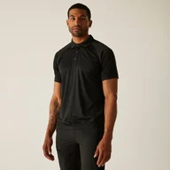 Koszulki sportowe męskie - Regatta Professional Męska koszulka polo Coolweave Czarny, Rozmiar: 3XL - miniaturka - grafika 1