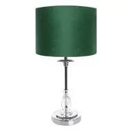 Lampy stojące - Lampa Dekoracyjna Monik 30X30X53 Ciemnozielona + Złota - miniaturka - grafika 1