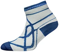 Skarpetki damskie - Sealskinz Skarpety cienkie stópki, biały/granatowy, XL - miniaturka - grafika 1