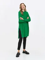 Sukienki - Zielona sukienka w stylu casual - miniaturka - grafika 1