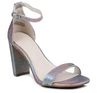 Sandały damskie - Sandały na słupku damskie Marco Tozzi 28336-20-38 - miniaturka - grafika 1