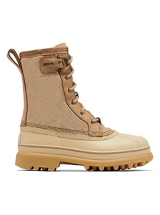 Sorel Skórzane botki zimowe w kolorze jasnobrązowym - Botki damskie - miniaturka - grafika 1