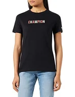 Koszulki i topy damskie - Champion T-Shirt Damski, Czarny, M - miniaturka - grafika 1