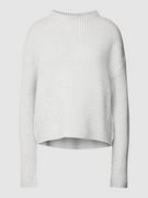 Swetry damskie - Sweter z dzianiny ze wzorem w paski model ‘Peis’ - miniaturka - grafika 1