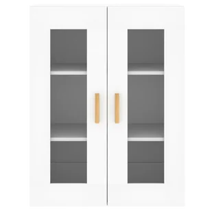 Wiszące szafki, 2 szt., białe, materiał drewnopochodny Lumarko! - Szafki do salonu - miniaturka - grafika 8