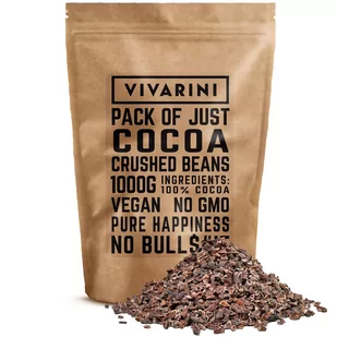 Vivarini – Kakao (ziarno kruszone) 1 kg - Przyprawy i zioła sypkie - miniaturka - grafika 1