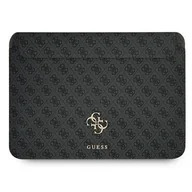 Torby na laptopy - Guess Torba Sleeve GUCS13G4GFGR 13 cali szary/grey 4G Big Logo GUE1204GRY - miniaturka - grafika 1