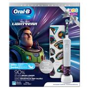 Szczoteczki elektryczne - Oral-B XMASS- Zestaw Kid 3+ Lightyear (Szczoteczka elektryczna + Etui podróżne) - miniaturka - grafika 1