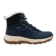 Kozaki damskie - Buty zimowe damskie Jack Wolfskin Everquest Texapore High 2024 Rozmiar butów (UE): 38 / Kolor: ciemnoniebieski - miniaturka - grafika 1