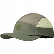 Czapki i chusty sportowe męskie - Czapka z daszkiem BUFF 5 PANEL GO CAP DOMUS KHAKI S/M - miniaturka - grafika 1