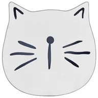 Dywany dla dzieci - Dywan dziecięcy kot ⌀ 100 cm biały KITTY - miniaturka - grafika 1