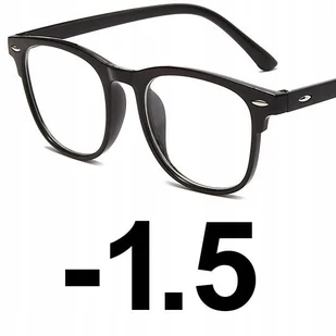 OKULARY KOREKCYJNE NERD nerdy retro MINUSY -1.5 - Okulary korekcyjne, oprawki, szkła - miniaturka - grafika 1