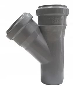 Wavin Trójnik HT/PP 50x50x50/45 popiel sanitarny - Łączniki, trójniki, kształtki Wavin Trójnik HT/PP 50x50x50/45 popiel sanitarny - Łączniki, trójniki, kształtki - miniaturka - grafika 1