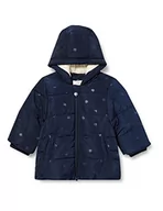 Kurtki i płaszcze dla dziewczynek - s.Oliver Junior Baby Boys płaszcz z długim rękawem, Dark Blue AOP, 74 - miniaturka - grafika 1