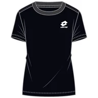 Koszulki i topy damskie - Lotto 1124012 Damska koszulka, Slim Fit Caviar L - miniaturka - grafika 1