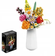 Klocki - Klocki konstrukcyjne bukiet w wazonie - miniaturka - grafika 1