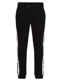 Jack & Jones Spodnie dresowe Mężczyźni Bawełna czarny nadruk, S - Spodnie męskie - miniaturka - grafika 1