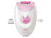 Depilatory i golarki damskie - Braun SE3-031 Silk·épil 3 Biało-różowy - miniaturka - grafika 1