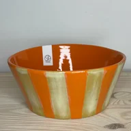 Miski i półmiski - Miska pomarańczowo - żółta - miniaturka - grafika 1