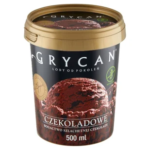 GRYCAN lody czekoladowe 0.5l - Lody i desery lodowe - miniaturka - grafika 1