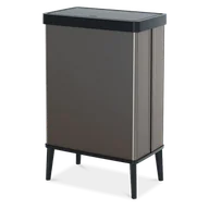 Kosze na śmieci - Kosz na śmieci wysoki VERTO 54L perłowy szary - Curver - miniaturka - grafika 1