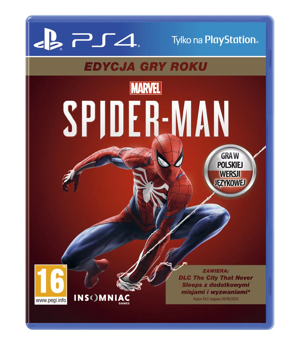 Spider-Man Edycja GOTY GRA PS4