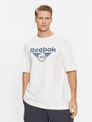 Koszulki męskie - Reebok T-Shirt Basketball IL4435 Biały Regular Fit - miniaturka - grafika 1
